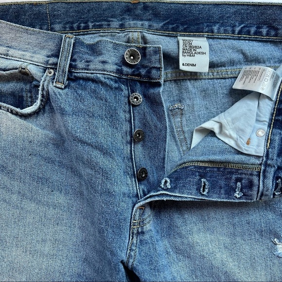 & Denim H&M Straight Regular Jeans Size 32 - Picture 6 of 9